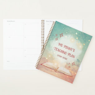 Custom Text Watercolour Planner