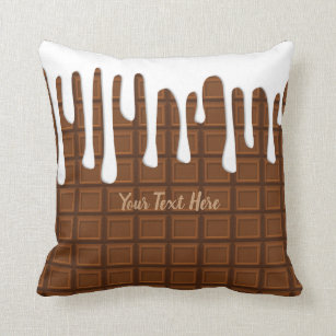 Chocolate Bar Pillows Cushions Zazzle Ca
