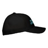 Custom Text Your Name Hat Embroidered Baseball Cap (Right)