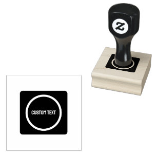 Custom Text Your Unique Message Style Impression Rubber Stamp