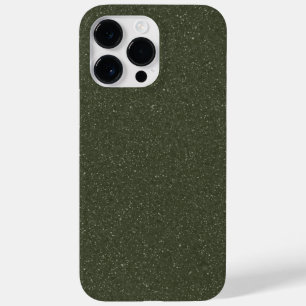 Custom Textured Moss Green iPhone 14 Pro Max Case