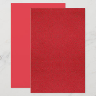 Custom Textured Tomato Red Printable Paper Sheet