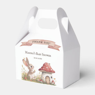 Custom Thank You Bunny Baby Shower Favour Box