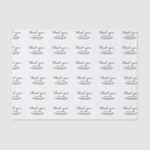 Custom Thank You Business Tissue Paper