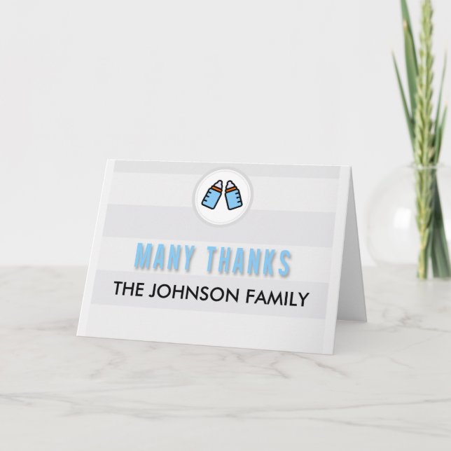 Custom thank you card (Front)