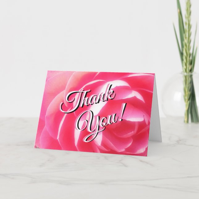 Custom thank you cards (Front)