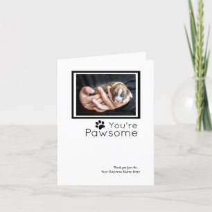 Custom Thank You Cards- Boxer Dog Cards