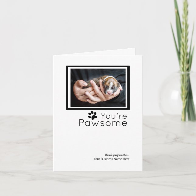 Custom Thank You Cards- Dog Cards (Front)