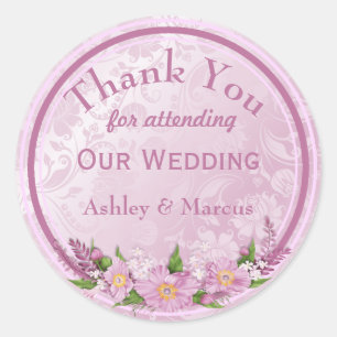 Custom Thank You Classic Round Sticker