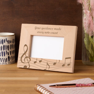 Custom Thank you Etched Wooden Photo 