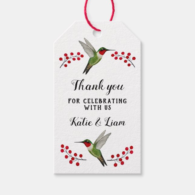 Custom Thank you Gift Tags (Front)