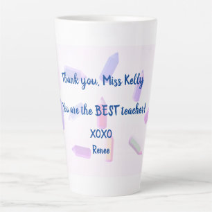Custom Thank You Latte Mug for Teacher