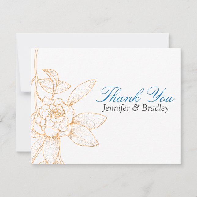 Custom Thank You Notes Wedding Thank Yous Weddings (Front)