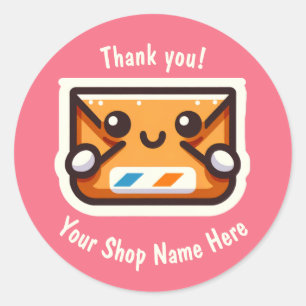 Custom Thank You Stickers for Small Business