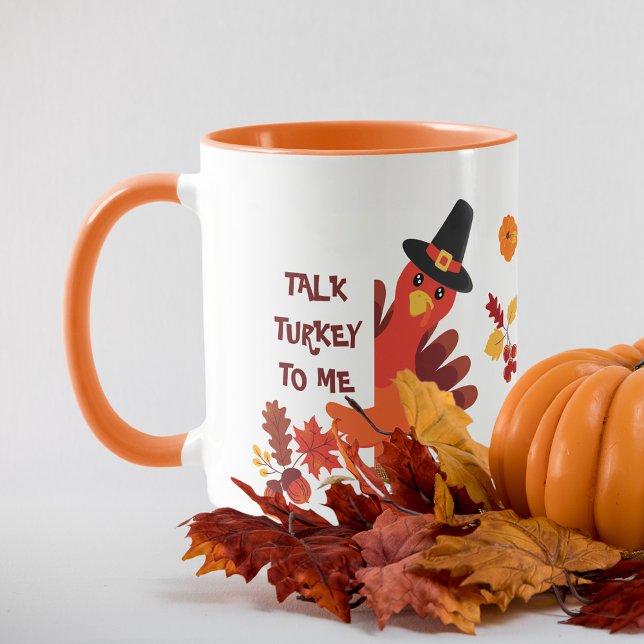Custom Thanksgiving Day Turkey Quote Mug (Creator Uploaded)