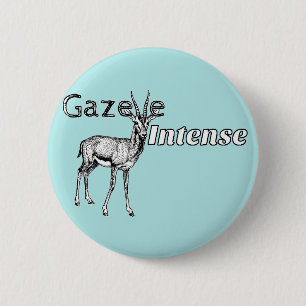 Custom the Colour! Gazelle Intense Motivational 2 Inch Round Button