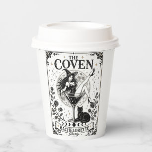 Custom The Coven Tarot Card Bachelorette Party Paper Cups