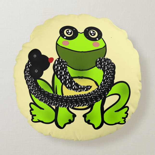 Custom The Friendship gift Round Pillow (Front)