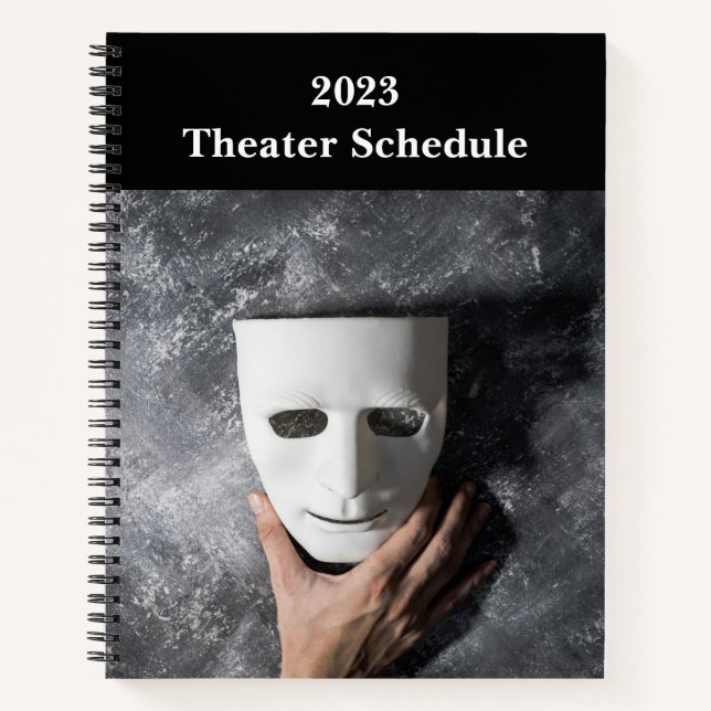 Custom Theatre or Drama Club Notebook (Front)