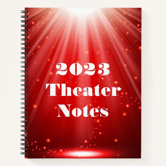 Custom Theatre or Drama Department Notebook (Front)