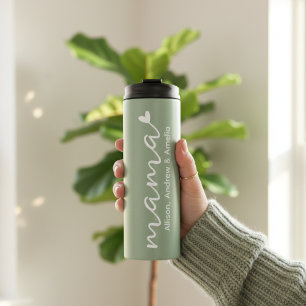 Custom Thermal Tumbler Gift for Mom from Children