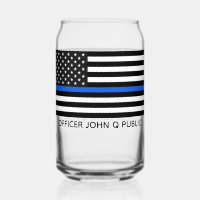 Custom Thin Blue Line American Flag