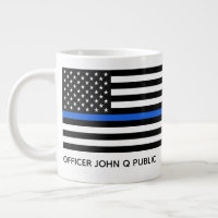 Custom Thin Blue Line American Flag