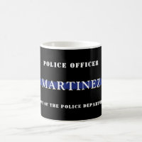 Custom Thin Blue Line Police Officer Appreciation