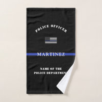 Custom Thin Blue Line Police Officer Appreciation