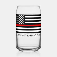 Custom Thin Red Line American Flag
