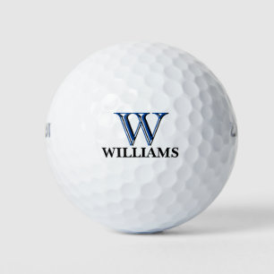 Custom Three Layered Monogram with First Name Golf Golf Balls