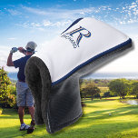 Custom Three Layered Monogram with First Name  Golf Head Cover<br><div class="desc">UNIQUE LAYERING OF THE MONOGRAM -- look closely and you will see three colours, which gives it the feeling of depth. Personalized additionally with the first name. Special idea for a gift or you might just enjoy for yourself! If you have any design questions or a special request, please send...</div>