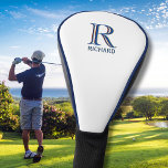 Custom Three Layered Monogram with First Name  Golf Head Cover<br><div class="desc">UNIQUE LAYERING OF THE MONOGRAM -- look closely and you will see three colours, which gives it the feeling of depth. Personalized additionally with the first name. Special idea for a gift or you might just enjoy for yourself! If you have any design questions or a special request, please send...</div>