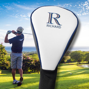 Custom Three Layered Monogram with First Name  Golf Head Cover