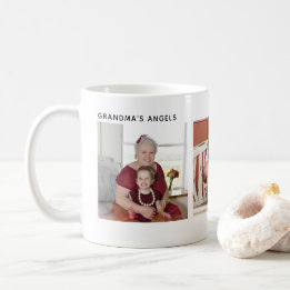 Custom Three Photo Personalized Grandparent Coffee Mug