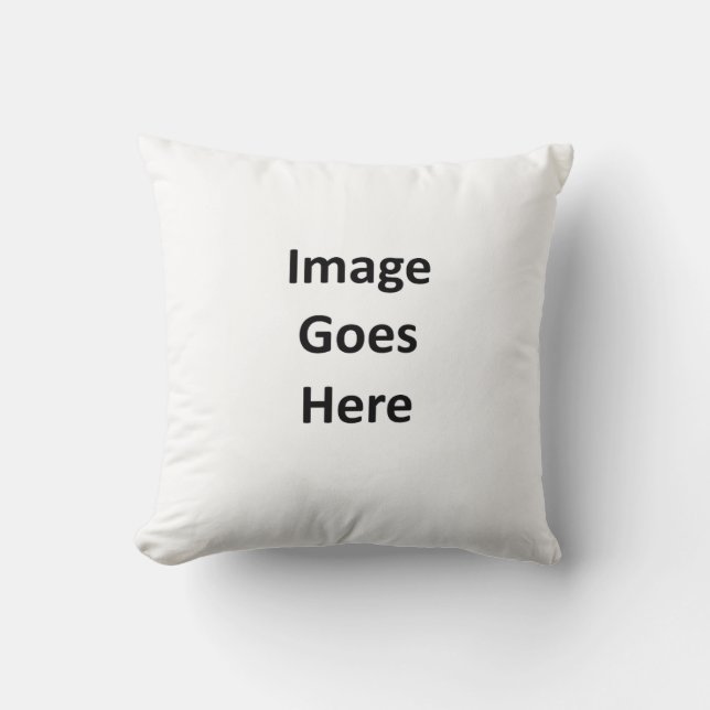 Custom Throw Pillow (Front)