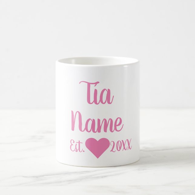 Custom Tia Established Pink Mug (Center)