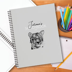 Custom Tiger Notebook