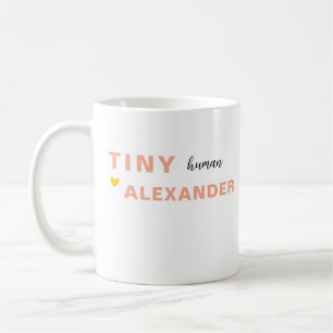 Custom Tiny Human Tamer Mug, Teacher Mom Mother  Coffee Mug