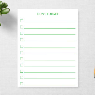 Custom To Do List Organizing Planning Productivity Notepad