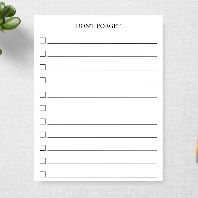 Custom To Do List Organizing Planning Productivity Notepad (Creator Uploaded)