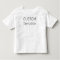 Custom Toddler Cotton T-Shirt Blank Template