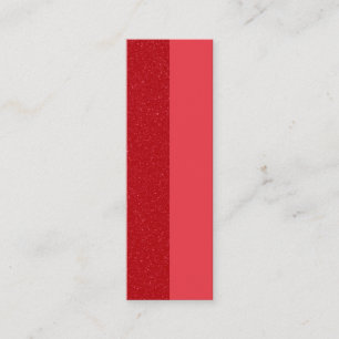 Custom Tomato Red Duo Texture Calling Card