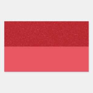 Custom Tomato-Red Duo-Texture Sticker