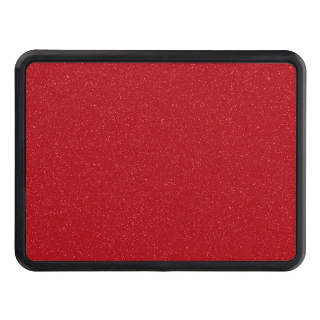 Custom Tomato Red Noise Trailer Hitch Cover (2") (Front)