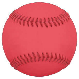 Custom Tomato Red Softball – Editable Design