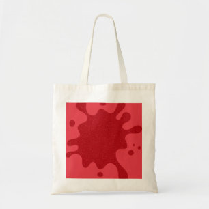 Custom Tomato Red Splash Tote Bag