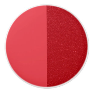 Custom Tomato Red Split Drawer Knob