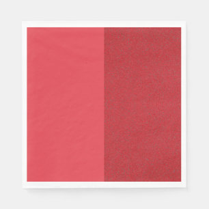 Custom Tomato Red Split Paper Napkins
