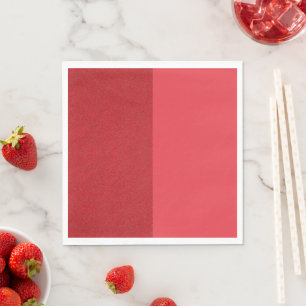 Custom Tomato Red Split Paper Napkins